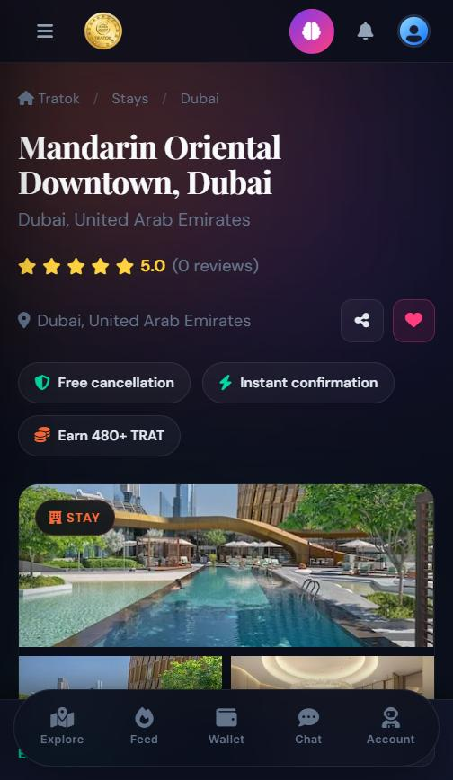 Hotel listing with free cancellation badge shown upfront before booking